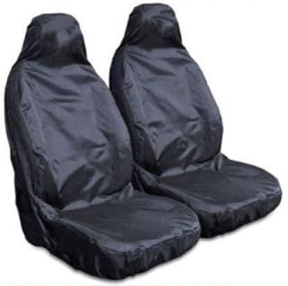 For Ford transit connect Heavy Duty Black Waterproof Car Seat Covers 2 x Fronts