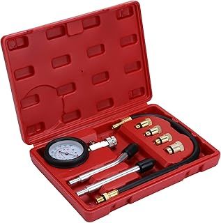 WiMas Engine Cylinder Compression Tester, Cylinder Pressure Gauge Pressure Tester Automotive Petrol Pressure Gauge Diagnostic Tool, Compression Tester for Petrol Engine