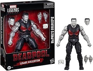 Marvel Legends Series Marvel’s Colossus, Deadpool Legacy Collection Deluxe Collectible 6 Inch Action Figure, Silver/Gray