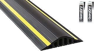 40mm High Garage Door Flood Barrier Threshold Kit 2.52m | Flexible PVC | Complete Kit Includes 2 Adhesives | GaraDry