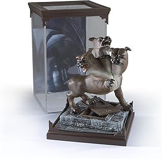 The Noble Collection - Magical Creatures Fluffy - Hand-Painted Magical Creature #13 - Officially Licensed 7in (18.5cm) Harry Potter Toys Collectable Figures - For Kids & Adults