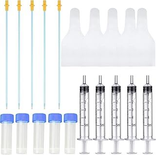 5 Set Dog Artificial Insemination Kit,Dog Breeding Kit, Artificially Inseminate Dog Kit, Insemination Breeder Kit Pet Supplies, AI Artificial Insemination Dog Breeding Kit for Small and Medium Pets