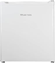Russell Hobbs Table Top Larder Mini Fridge 40L Capacity, Quiet Running 39DB, Reversible Door, 0 to 8 Degrees Manual Temperature Control, White RHTTLF2E1W