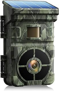 VOOPEAK 2025 Newest Forever Power Solar Wildlife Camera 4K 48MP, Trail Game Hunting Waterproof Outside Cameras 0.1s Trigger Time with 120° Detection Angle Night Vision Motion Activated