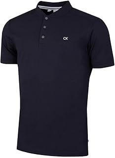 Calvin Klein Mens 2025 Blade Collar Campus Golf Polo Shirt