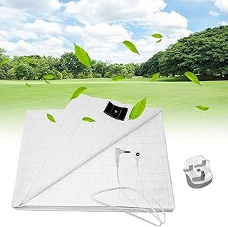 Grounding Bed Sheet, Grounding sheet, Grounding Bed Sheet With 10% Silver Fiber & 90% Organic Cotton, Natural Wellness And Healthy Earth Energy Mat(Gray 153 * 203 * 33)