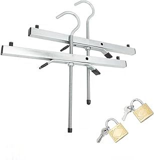 Youyijia 2pcs Roof Rack Clamp Lock 45x40x20cm Universal Ladder Lock Heavy Duty Safe Ladders Silver