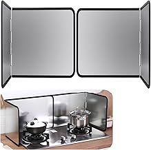 Stove Splatter Guard for Cooking Cooker Splash Guard Foldable Kitchen Oil Splash Guard Splashback for Kitchen Oil Splatter Guard Hob Splash Guard Splatter Guards for Frying Anti Splatter Shield Guard