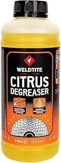 WELDTITE Citrus Degreaser Refill, Powerful Cleaning & Degreasing Formula for Bike Chains & Components, 1 Litre