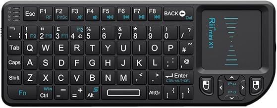 Rii K01X1 2.4 GHz Mini Wireless Keyboard with Mouse Touchpad Remote Control KODI XMBC Remote