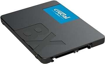 Crucial BX500 SATA SSD 480GB, 2.5" Internal SSD, Up to 540MB/s, Laptop and Desktop (PC) Compatible, 3D NAND, Dynamic Write Acceleration, Solid State Drive - CT480BX500SSD1