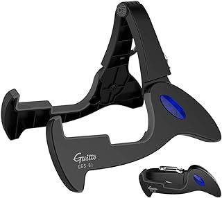Guitto GGS01 Guitar Tripod Adjustable A-Frame Stand for Acoustics, Electric Guitars and Bass Guitars