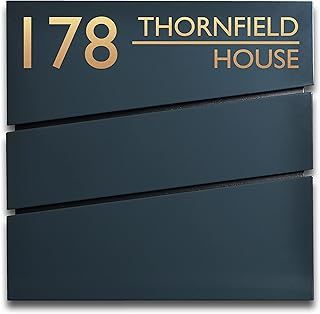 Steel Postbox Letterbox Mailbox - Personalised - The Statement - Anthracite Grey
