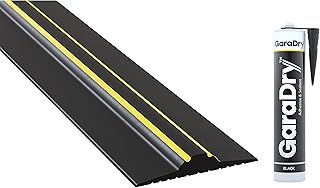 20mm High Garage Door Threshold Seal Kit 2.52m Length | Flexible PVC | Complete Kit Includes 1 Adhesive | GaraDry