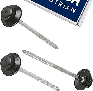 Black Smart Seal Onduline Corrugated Roofing Sheet Nails (50 Pack)