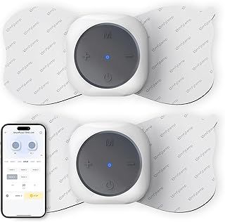 Wireless Dual Channel TENS Machine for Pain Relief, Smart TENS Units with APP & Button Control, Up to 30 Modes, 20 Intensities, 4 Pads, Rechargeable Muscle Stimulator for Back Hip Leg Pain