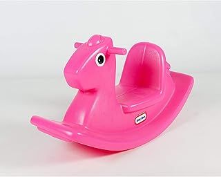 Little Tikes Rocking Horse. Toddler Rocking Toy With Easy Grip Handles and Stable Saddle. Durable, Stable, Kid-Safe Toy For Indoor or Outdoor. Magenta,Aged 18 Months +,26.4 x 28.6 x 48.5 cm