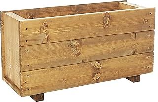 RUDDINGS WOOD Deep Wooden Trough Garden Planter Flower Box