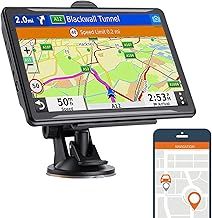 Sat Nav ANDUBEST GPS Navigator，Latest 2025 UK EU Map 7 inch Type-C Touch Screen Car GPS 256-16GB, Voice Turn Direction Guidance, Support Speed and Red Light Warning, Lifetime Free Maps Update