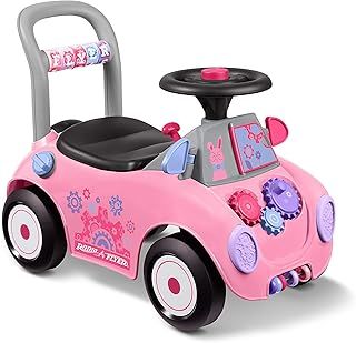 Radio Flyer Creativity Car, Sit to Stand Toddler Ride On Toy, Ages 1-3, Pink Kids Ride On Toy
