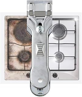 Vellichor Metal Oven Scraper Tool - Clean Your Hob/Glass or Ceramic/Enamel Cooker Stove or worktop Surface | Heavy Duty Kitchen Cleaning Tool | Can Also be Used on Windows or for Paint Removal
