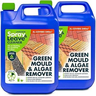 2 x 5 Litre Concentrate Spray & Leave Cleaner - Patio Fencing Decking - Green Mould & Algae Killer