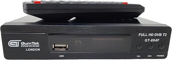 Digital Freeview HD Set Top Box Digibox Plus Recorder - Gumtek GT-004F - Dual Tuner UK TV Box With 7 Day EPG, HDMI Full HD Enabled, Timeshift and Subtitles Service