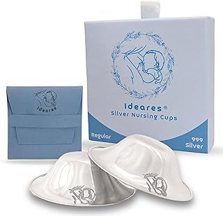 Silver Nipple Shields for Breastfeeding, Silverette Nursing Cups, 999 Silver Nipple Shields, Silver Cups Breastfeeding Nursing Newborn, Silverettes, Postpartum Essentials, Silver Nipple Cups R