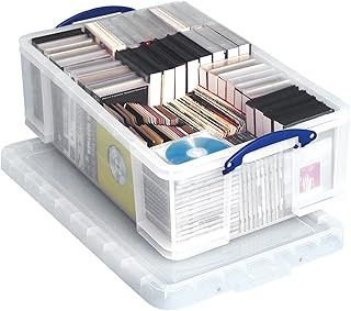 Really Useful Box Plastic Storage 50 Litre Clear