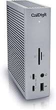 CalDigit TS4 Thunderbolt 4 Dock - 18 Ports, 98W Charging, 3x Thunderbolt 4 40Gb/s, 5 x USB-A, 3 x USB-C (10Gb/s), 2.5GbE, Single 8K or Dual 6K 60Hz Displays, Mac, PC, Chrome Compatible with 0.8m Cable
