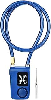Y787 Smart Bike Alarm Lock - Blue Anti-Theft Chain Lock for Bike Gate, APP Control