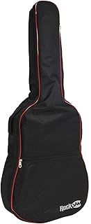 RockJam DGB-02 Padded Acoustic Guitar Bag with Carry Handle and Shoulder Strap, Black