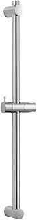 Shower Riser Rail, 68cm Wall Mounted Shower Rail Adjustable Distance 38 to 66cm with Handheld Shower Head Holder Replacement for Shower, Chrome
