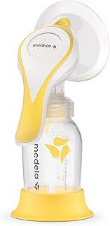 New Medela Harmony Manual Breast Pump, Single Hand Breastpump with Flex Breast Shields for More Comfort and Expressing More Milk