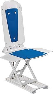 Kanjo Eco Lightweight Reclining Bathlift Bath Lift With Blue Covers, FREE 4 YEAR WARRANTY, Bath Lift, Bath Chair, Easy Clean, Makes Bathing Easier for Elderly, Disabled, Accessibility Aid