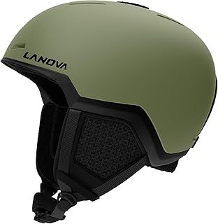 LANOVAGEAR Ski Helmet- Snowboard Helmet for Men,Women,Youth,Snow Helmet with Adjustable Vent,Winter Sports Helmet for Snowboarding,Skiing,Snowmobile Windproof