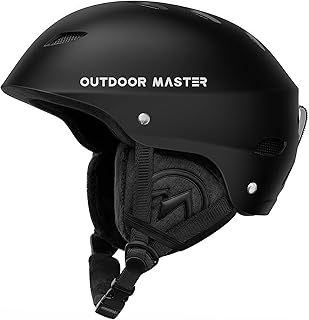 OutdoorMaster KELVIN Ski Helmet - with ASTM Certified Safety, 9 Options - for Men, Women & Youth
