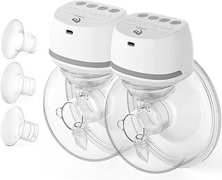Bellababy Breast Pump,Portable Wireless Wearable Rechargeable Hands Free Breast Pump Electric with 4 Modes & 6 Levels