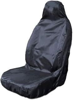 Heavy Duty Black Waterproof Car Seat Cover - Single