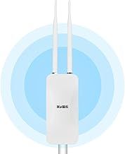 AC1200 MU-MIMO Outdoor WiFi Extender,IP65 Dual Band 2.4GHz+5GHz, Outdoor Wireless Access Point with PoE Powered, Outdoor Access Point Support Cloud Service/AP Mode,Wall/Celling Mount,for Garden