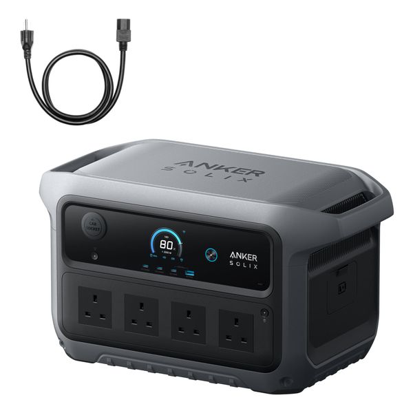Anker SOLIX C2000 Gen 2, 2400W 2048Wh Power Station, 58 Min Fast Charge