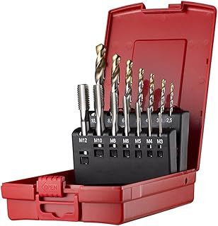 Dormer L115101 Hand Tap-Drill Set, Set of 14
