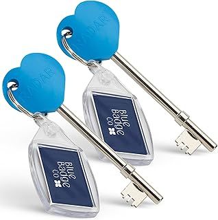 Blue Badge Co Genuine NKS Radar Key Twin Pack for Disabled Toilets Acessible Loos in The UK Easy Turn Acess Key Ideal for Disabled Blue Badge Holders, ibs Relief, airports, Public Bathroom with Locks