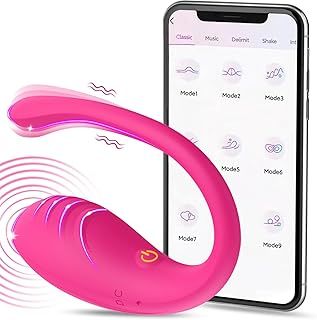 Wireless Vibrates Sale for Women L.ove E.GGS for Women with Remote from Phone Vibrat.o.rset 4 Woman Remote Control Vibrat.o.rs Mini by Bluetooth App S.ex S.t.imulator Adults Toys 10 Modes,USB Charging
