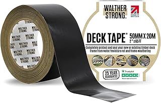 Non-Butyl Joist Tape 50MM x 20M - Superior butyl tape. Long Lasting Protection Flashing Tape Ideal for Wood Decks Beams Roof, Outdoor Construction Use. Weather-Resistant & Waterproof