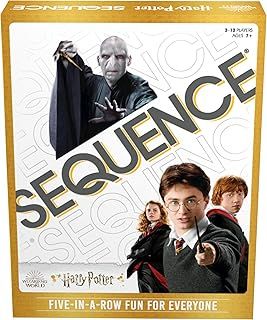 Sequence Harry Potter Edition | Goliath Games | Family Game | Strategy Game | For ages 7+ | For 2-12 players