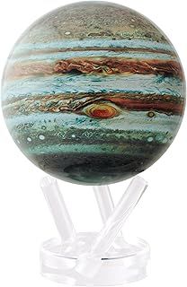 MOVA Globe Jupiter 4.5" with Base, Solar Powered Rotating Globe No Need of Battery or Chord, Unique Gift and Decoration