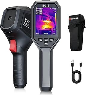 HIKMICRO B01S Thermal Imaging Camera 256 x 192 IR Resolution, Thermal Camera with WiFi, 3.2" 640 × 480 Resolution LCD Screen, 25Hz Refresh Rate, Handheld 49,152 Pixels Infrared Camera