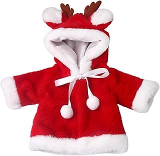 CAMICALMI Doll Clothes Winter Christmas Cloak Coat Plush for American Girl Doll 18 inch