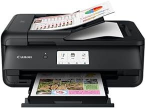 Canon PIXMA TS9550a Wireless A3 Colour All-in-One Inkjet Photo Printer - A3 Print, Copy, Scan - ADF, Touchscreen - Wi-Fi, Ethernet, Cloud Link Connectivity - Multi-Media Support - Home Printer